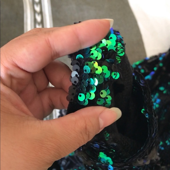 Ragyard Sequin Velvet T-shirt Dress - Picture 11 of 14